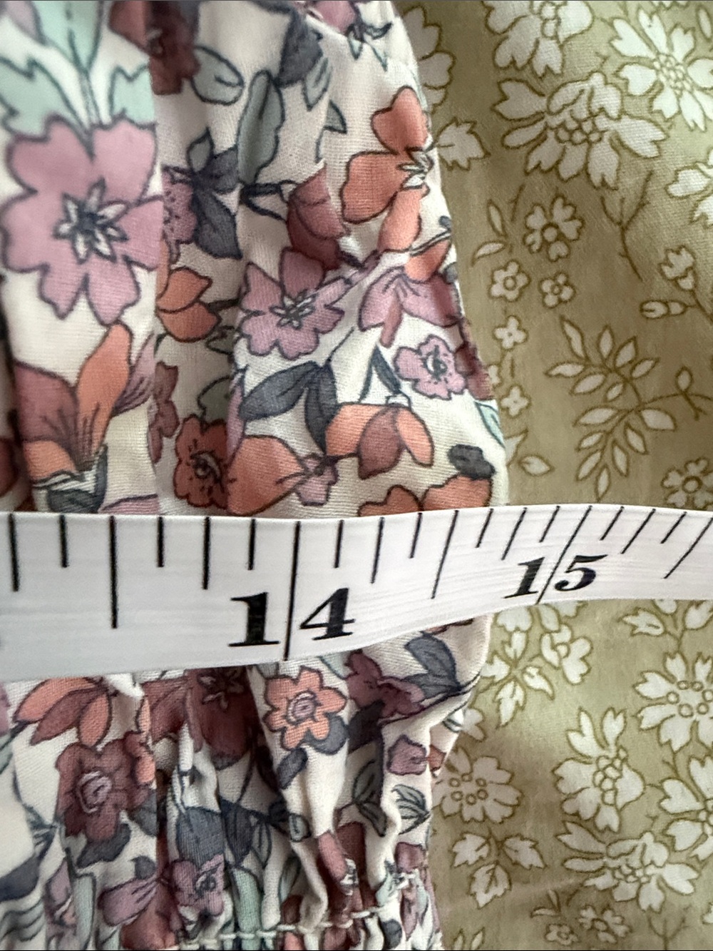 NWT Lucky Brand Printed Smocked Sweetheart Mini - Picture 6 of 9